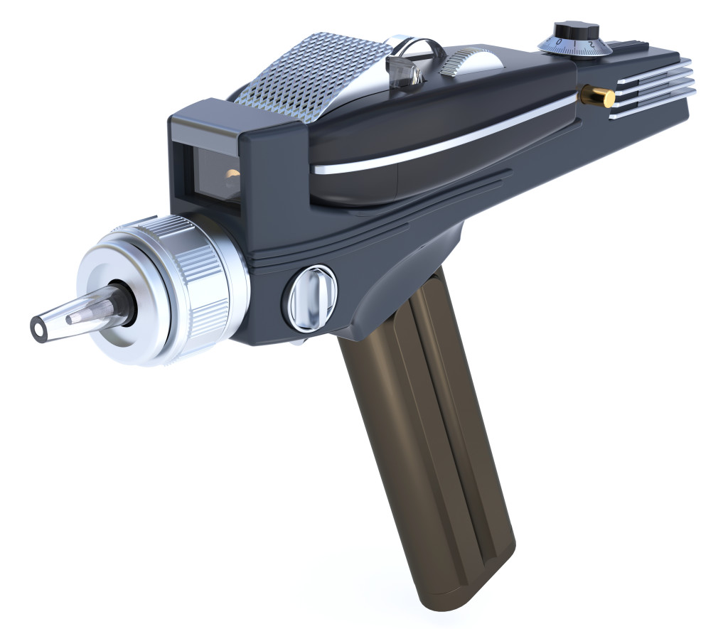 Star Trek TOS Use on all Phaser Prop Builds, Pair of P1 Metal Side Rails 