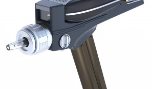 Phaser with grille and sight raised