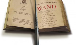 Kymera Wand on book