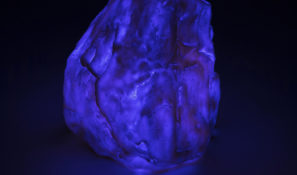 ST ROCK lit blue