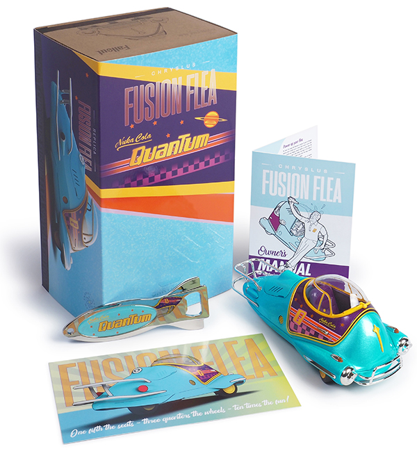Fallout Slocum's Joe Limited Edition Die-Cast Donut Delivery Fusion Flea Car
