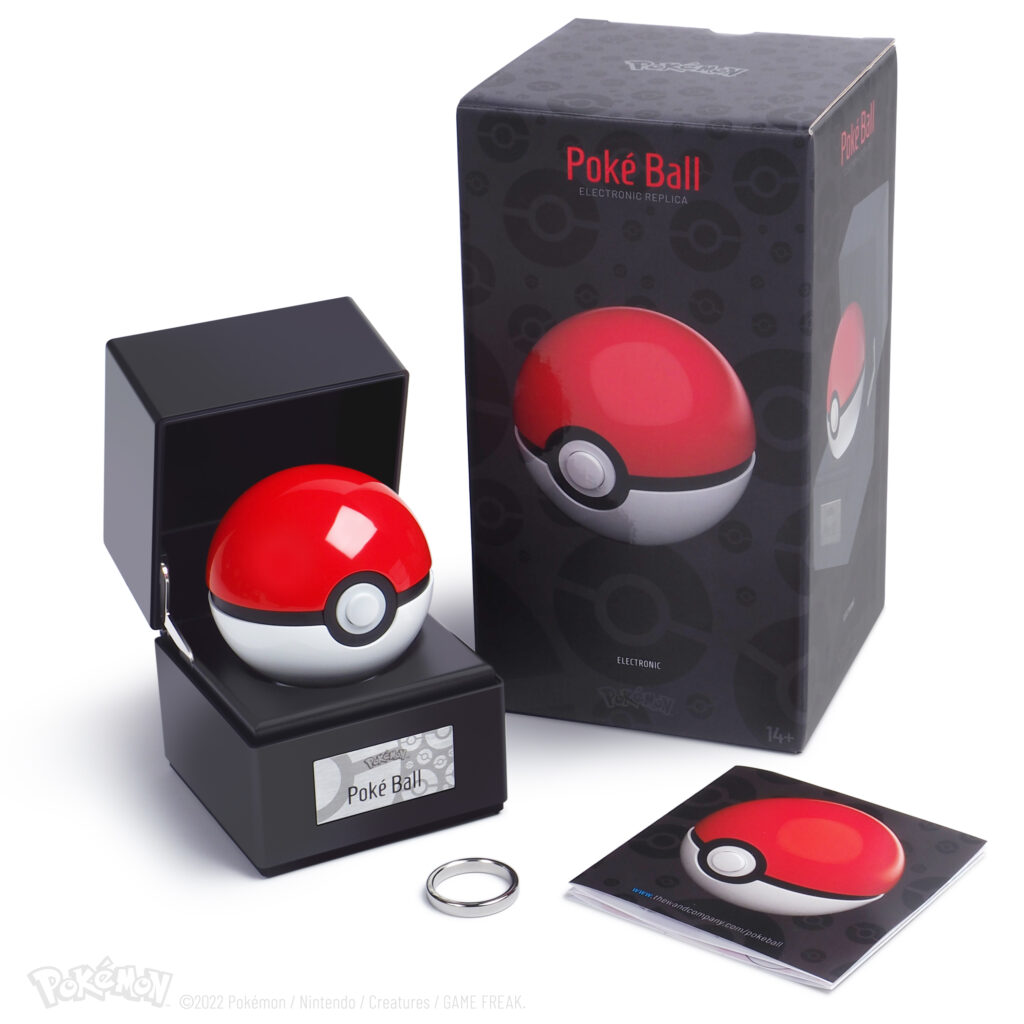 STL file Pokemon Go Plus + holder auto blue/black ball catcher