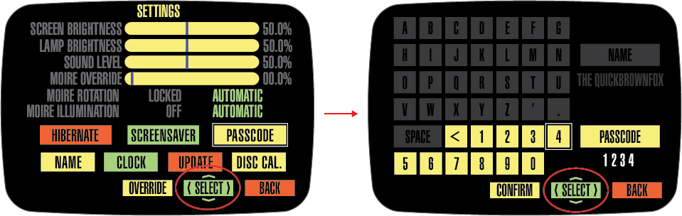 upgraded passcode set